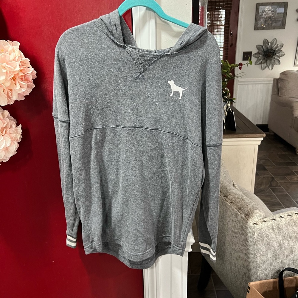 Victoria's Secret Pink Gray Hoodie